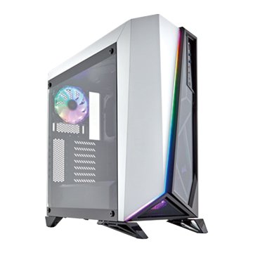 CORSAIR 海盜船SPEC-OMEGA RGB中塔機殼/鋼化玻璃/白(福利品出清)