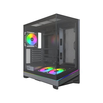 MONTECH 君主 (客訂品) 君主 SKY 3 黑 ATX/支援背插/全景玻璃透側 機殼