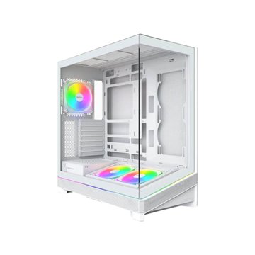 MONTECH 君主 (客訂品) 君主 SKY 3 白 ATX/支援背插/全景玻璃透側 機殼
