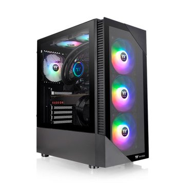 Thermaltake 曜越 (客訂品)曜越光透 View 200 TG ARGB強化玻璃-黑