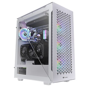 Thermaltake 曜越 曜越艾坦Divider 500 TG Air雪白中直立式