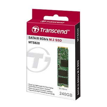 Transcend 創見MTS820S 240G M.2 SATA 3年保 SSD固態硬碟
