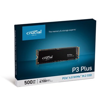 Micron 美光 Crucial P3 Plus 500GBM.2 PCIe Gen4-5年保SSD固態硬碟