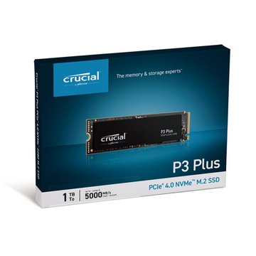 Micron 美光Crucial P3 Plus 1TB M.2 PCIe Gen4-5年保SSD固態硬碟｜順