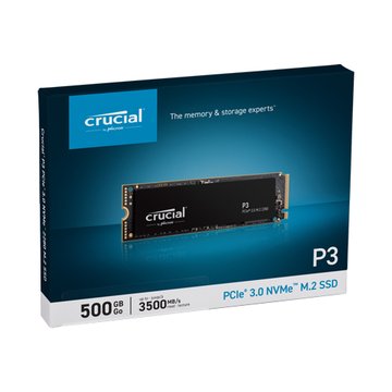 Micron 美光 P3 500GB M.2 PCIe 2280 5年保SSD固態硬碟