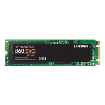 SAMSUNG 三星860 EVO 250GB M.2  SATA  SSD-5年保