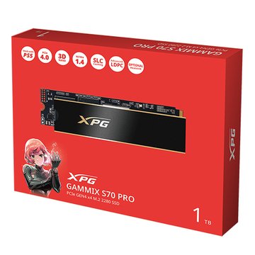 ADATA 威剛威剛XPG GAMMIX S70 PRO 1TB PCIe 4 5年保SSD