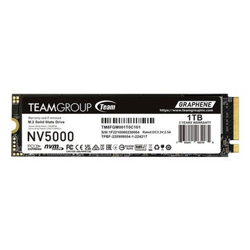 team 十銓 十銓 NV5000 1TB M.2 PCIe 4.0 3年保 固態硬碟