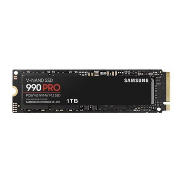 SAMSUNG 三星 三星990 PRO 1TB NVMe M.2 PCIe (MZ-V9P1T0BW)5年SSD