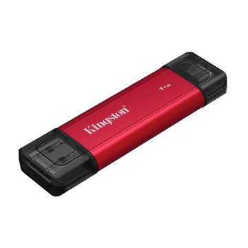 Kingston 金士頓Dual 1TB Type C/A 紅(SPSD/1TB)外接SSD 5年保