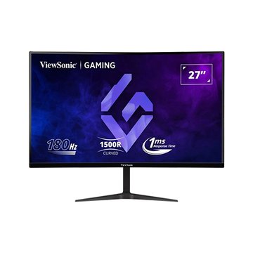 ViewSonic 優派 27" VX2718-PC-MHD 180Hz曲電競(F-sync/1500R/HDMI*2.DP/含喇叭/VA)螢幕