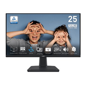 MSI 微星 24.5" PRO MP251 內建喇叭/100Hz (HDMI.VGA/IPS) 螢幕