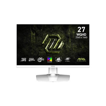 MSI 微星 (客訂品)27" MAG 274QRFW E20 2K/200Hz可旋轉電競(HDMI*2.DP/IPS)白 螢幕