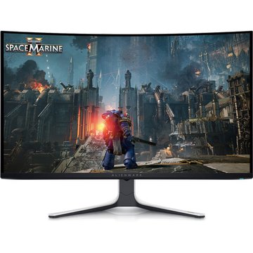 DELL 戴爾 32" AW3225QF-3Y 4K/240Hz可調高低曲電競(1700R/0.03ms/G-Sync/P3/HDMI2.1*2.DP.Type-C/OLED)