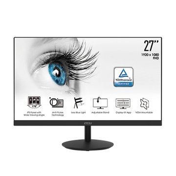 MSI 微星27'  PRO MP271 內建喇叭防眩光(VGA.HDMI/IPS) 螢幕(福利品出清)