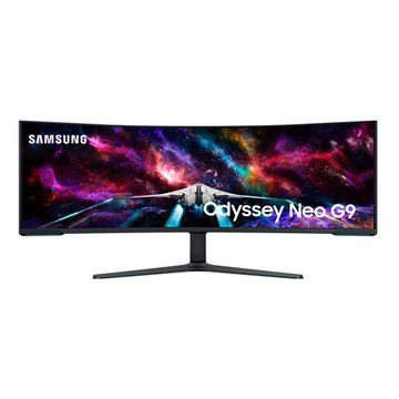 SAMSUNG 三星 57" Odyssey Neo S57CG9 240Hz Mini LED曲電競(雙4K/HDR1000/1ms/1000R/HDMI2.1*2.DP2.1.USB*2)VA螢幕