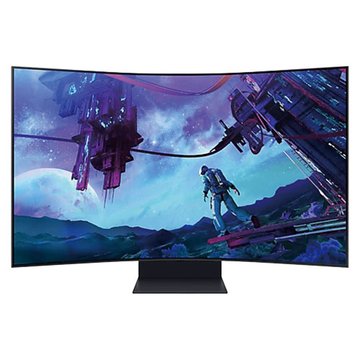 SAMSUNG 三星55' Odyssey Ark S55CG97 第2代Mini LED 可旋轉曲面(1000R/165Hz/HDMI.DP/含喇叭)智慧聯網螢幕
