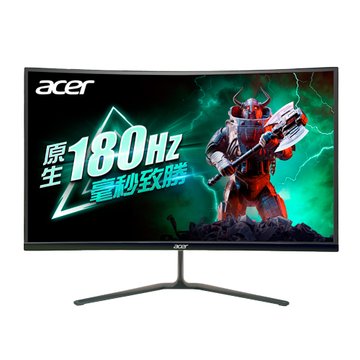 acer 宏碁27'  ED270R S3 180Hz 曲面電競螢幕(HDR10/1500R/1ms/F-sync/HDMI*2.DP/含喇叭/VA)