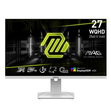 MSI 微星27'  MAG 274QRFW 2K/180Hz 可旋轉調高低電競(HDR400/HDMI*2.DP/IPS)白(福利品出清)