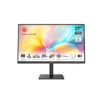 MSI 微星 27" MODERN MD272QXP 2K 可旋轉調高低(HDMI.DP.Type-C/含喇叭/IPS)