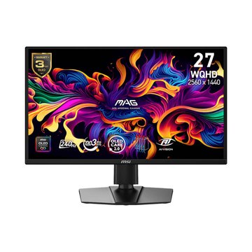 MSI 微星 27" MAG 272QP QD-OLED X24 電競(2K/240Hz/0.03ms/HDMI2.1*2.DP.Type-C/OLED)螢幕