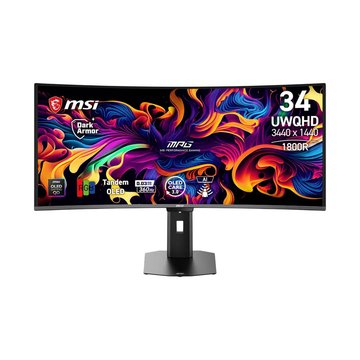 MSI 微星 (客訂品)34" MPG 341CQR QD-OLED X36 曲電競(360Hz/HDMI2.1.DP2.1.Type-C/OLED)