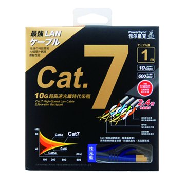 PowerSync CAT.7 扁線1M