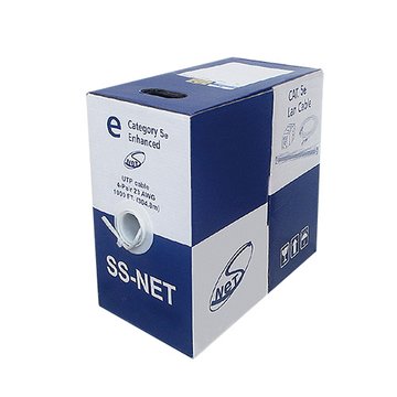 (客訂品)SS-NET Cat.6 UTP 23AWG 305M網路線 (灰白) MIT