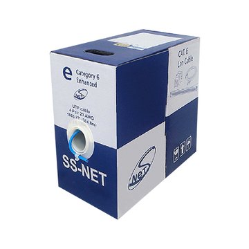 (客訂品) SS-NET Cat.6 UTP 23AWG 305M網路線 (藍) MIT
