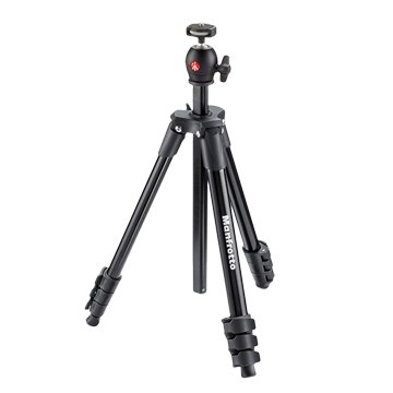 Manfrotto 曼富圖Compact 輕巧旅行腳架 (黑)