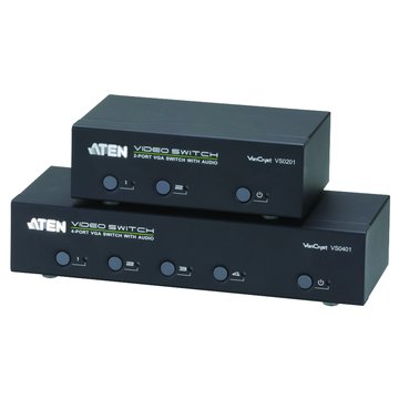 ATEN 宏正VS0201 2埠VGA視訊切換器+音訊功能