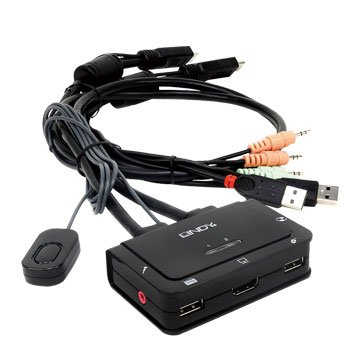 UPMOST 登昌恆LINDY 帶線式2-port HDMI電腦切換器