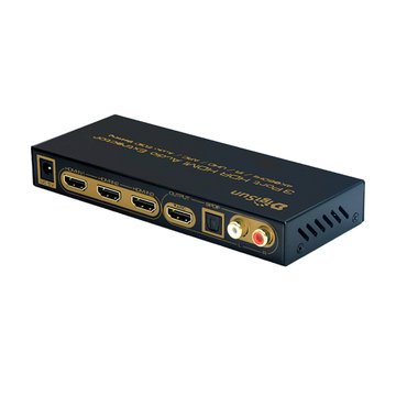 DigiSun 得揚 AH231U 4K HDMI 2.0 三進一出切換器+音訊擷取器