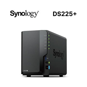 (客訂品)Synology 群暉DS225+ 網路儲存伺服器 