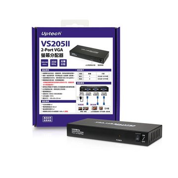 Uptech 登昌恆 VS205 II 2-Port VGA 螢幕分配器