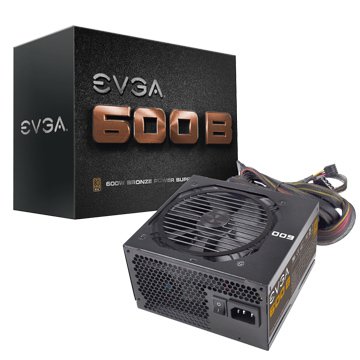 EVGA 艾維克 600B 80PLUS 銅牌 電源供應器