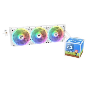 Thermaltake 曜越MINECUBE 360 Ultra ARGB 一體式水冷(白)