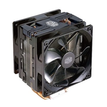 COOLER MASTER Hyper 212 LED Turbo CUP雙LED風扇散熱器(黑)