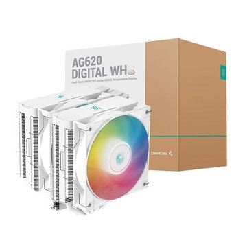 DeepCool 九州風神AG620 DIGITAL WH ARGB CPU空冷散 