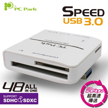 PC Park A230 USB3.0讀卡機(白)