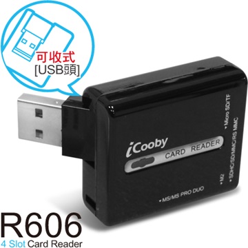iCooby R-606 讀卡機(黑)