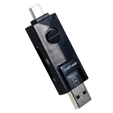 伽利略 USB3.0 Type-C+A雙介面OTG讀卡機