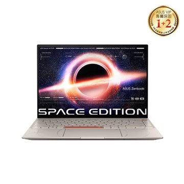 (福利品)ASUS 華碩 Zenbook 14X  OLED Space Edition UX5401ZAS-0178T12700H零重力鈦色(無鼠/14'/i7-12700H/16G/1T SSD/4K/OLED/W11)觸控 筆電