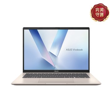 ASUS 華碩 Vivobook 14 X1407AA-0041D325 鉑金色(14'/Ultra 5 325/16G/512G SSD/W11)AI筆電(新品預購｜依訂單順序排單出貨)