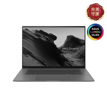 ASUS 華碩 Zenbook S14 UX5406AA-0042G386H霧岩灰(無鼠/14'/Ultra 9 386H/32G/1TB SSD/3K/OLED/W11)AI筆電(新品預購｜依訂單順序排單出貨)