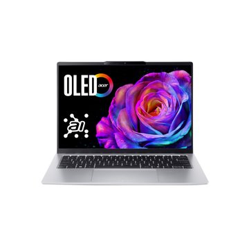 acer 宏碁 Swift Go SFG14-74-55TY銀(14'/Ultra 5 225H/32G/512G/EVO/OLED/W11)AI筆電(福利品出清)