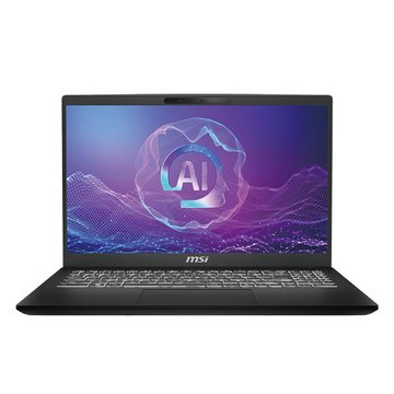 MSI 微星 Modern 15 H AI C2HMG-206TW黑(15.6"/Ultra 7 255H/16G/512G SSD/180度轉軸/W11)AI筆電