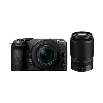 NIKON 尼康 Z30雙鏡組(NIKKOR Z DX 16-50mm f/3.5-6.3 VR NIKKOR Z DX 50-250MM F/4.5-6.3 VR)