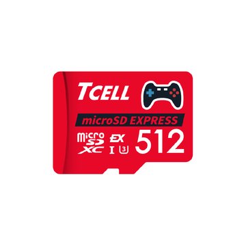 (客訂品) TCELL冠元 microSDXC Express 512GB記憶卡(支援 Switch2)