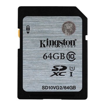 Kingston 金士頓SDXC 64G U1 C10 記憶卡
